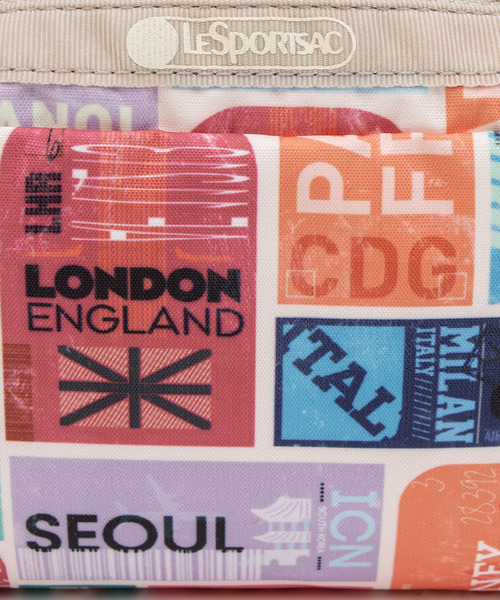 レスポートサック コスメ&スキンケア トラベルポーチ 大容量 旅行 LeSportsac ポーチ RECTANGULAR COSMETIC トラベルタグズ