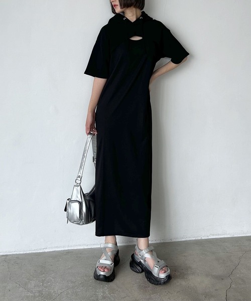 セール】2WAYパーカーセットワンピース（ワンピース）｜PAGEBOY