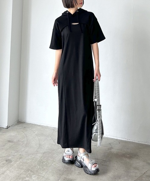 セール】2WAYパーカーセットワンピース（ワンピース）｜PAGEBOY