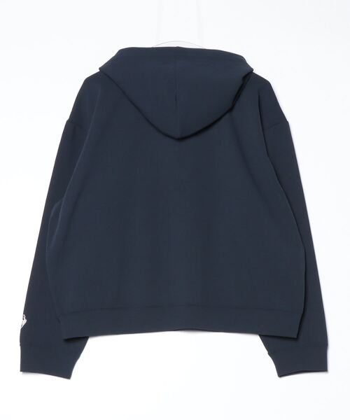 le coq sportif（ルコックスポルティフ）の「【ルコックスポルティフ】防風/吸汗/ストレッチ/UVカットリブニットパーカー（パーカー・レディース・ベージュ/グリーン/ネイビー・M/S/XL/L）」の11枚目の写真