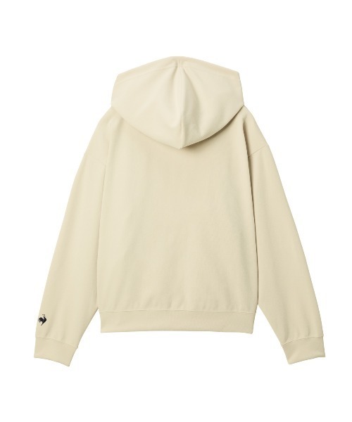 le coq sportif（ルコックスポルティフ）の「【ルコックスポルティフ】防風/吸汗/ストレッチ/UVカットリブニットパーカー（パーカー・レディース・ベージュ/グリーン/ネイビー・M/S/XL/L）」の5枚目の写真