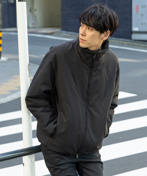 【新品】ライトウォームスタンドブルゾン ブラック Lサイズ ライトウォームスタンドブルゾン/451309（ブルゾン）｜GLOBAL WORK