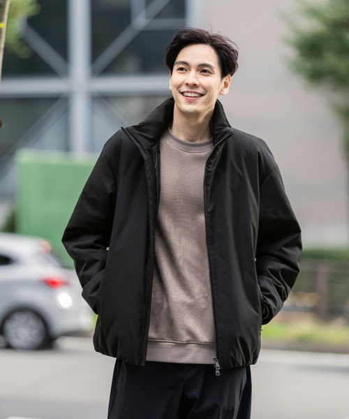 GLOBAL WORK（グローバルワーク）の「ライトウォームスタンドブルゾン/451309（ブルゾン・メンズ・ブラック/チャコールグレー/ブラウン・SMALL/MEDIUM/LARGE/X-LARGE）」の22枚目の写真