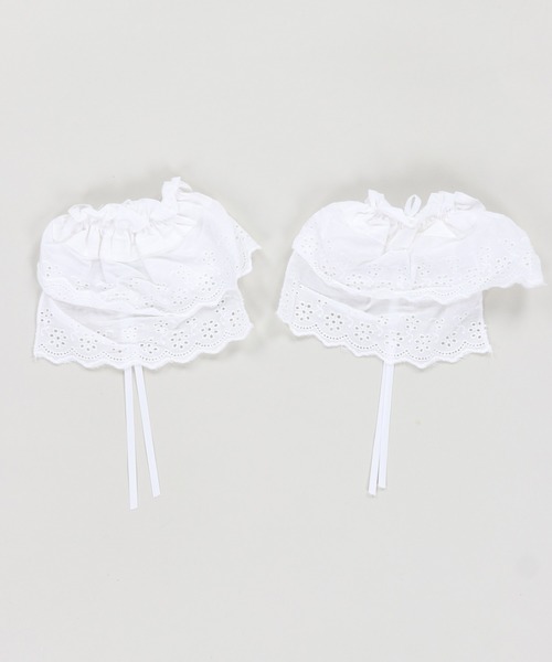 SPINNS（スピンズ）の「シューズシュシュ/コットン/ヒョウ柄/レオパード（シュシュ・レディース・ホワイト系その他/ブラウン系その他/ピンク系その他・ONESIZE）」の4枚目の写真