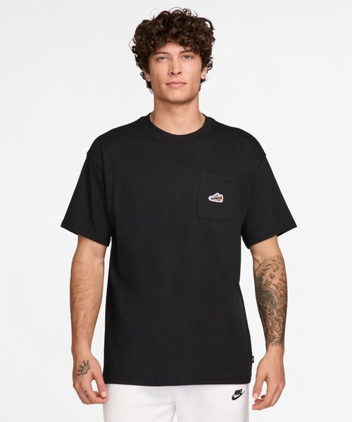 NIKE（ナイキ）の「ナイキ  NSW ACCS PATCH CNCT F S/S  NIKE（Tシャツ/カットソー・メンズ・ブラック/ホワイト・S/M/L/LL/3L）」の2枚目の写真