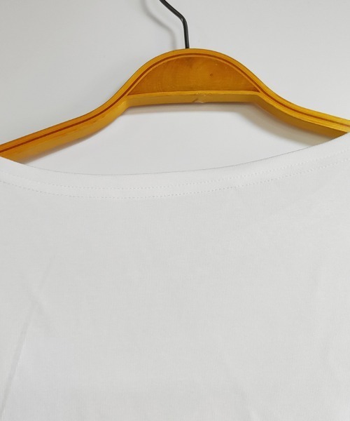 Doux Belle(ドゥーベル)の「アシンメトリーカットソー(Tシャツ/カットソー・レディース・ホワイト/ブラック・MEDIUM)」の15枚目の写真