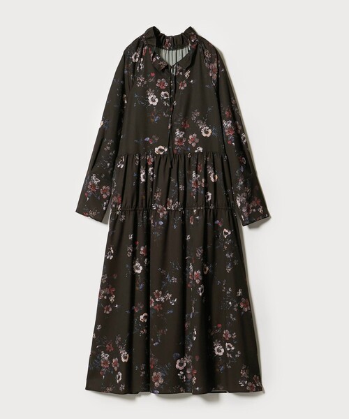 EMMEL REFINES(エメルリファインズ)の「<EMMEL REFINES>EM フラワープリント キリカエ ギャザー ワンピース(ワンピース・レディース・ライトピンク/イエロー・M/S)」の6枚目の写真