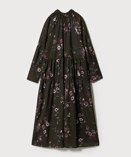 EMMEL REFINES(エメルリファインズ)の「<EMMEL REFINES>EM フラワープリント キリカエ ギャザー ワンピース(ワンピース・レディース・ライトピンク/イエロー・M/S)」の5枚目の写真