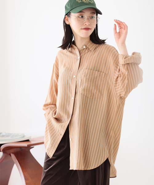 新品JOURNAL STANDARD relume ダブルストライプ ブラウス JOURNAL STANDARD relume｜《WEB限定追加》N/Rダブルストライプ