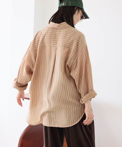 新品JOURNAL STANDARD relume ダブルストライプ ブラウス JOURNAL STANDARD relume｜《WEB限定追加》N/Rダブルストライプ