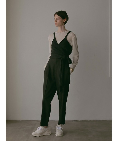 HER.(ハー)の「ウエストタックパンツ(その他パンツ・レディース・ブラック/チャコールグレー・1/2)」の3枚目の写真
