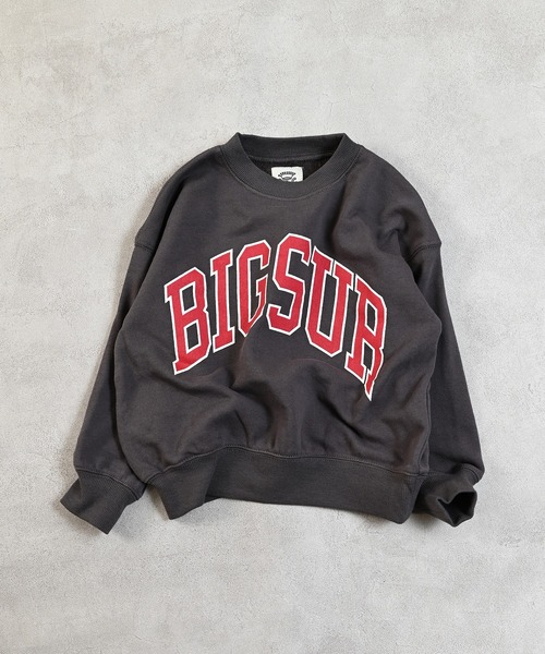 Ocean&Ground（オーシャン&グラウンド）の「カレッジロゴスウェット（スウェット・キッズ・ライトグレー/イエロー/ネイビー/チャコール・140/130/120/110/100/95/90/80）」の3枚目の写真