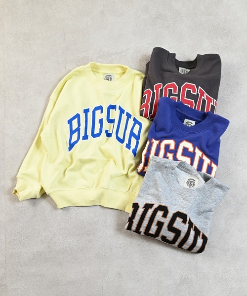 Ocean&Ground（オーシャン&グラウンド）の「カレッジロゴスウェット（スウェット・キッズ・ライトグレー/イエロー/ネイビー/チャコール・140/130/120/110/100/95/90/80）」の5枚目の写真