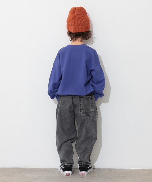 Ocean&Ground（オーシャン&グラウンド）の「カレッジロゴスウェット（スウェット・キッズ・ライトグレー/イエロー/ネイビー/チャコール・140/130/120/110/100/95/90/80）」の12枚目の写真