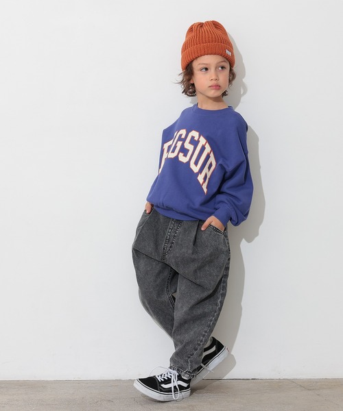 Ocean&Ground（オーシャン&グラウンド）の「カレッジロゴスウェット（スウェット・キッズ・ライトグレー/イエロー/ネイビー/チャコール・140/130/120/110/100/95/90/80）」の7枚目の写真