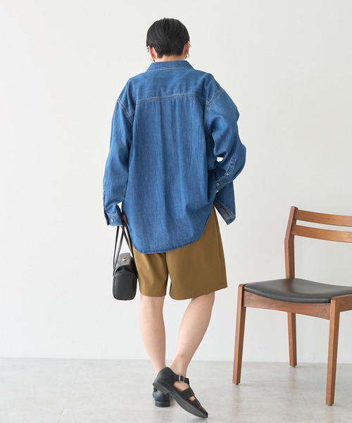 ☆☆☆Yuki'  s ☆☆☆todayful wポケットデニムシャツ セール】Wポケットデニムシャツ（シャツ/ブラウス）｜AMERICAN HOLIC