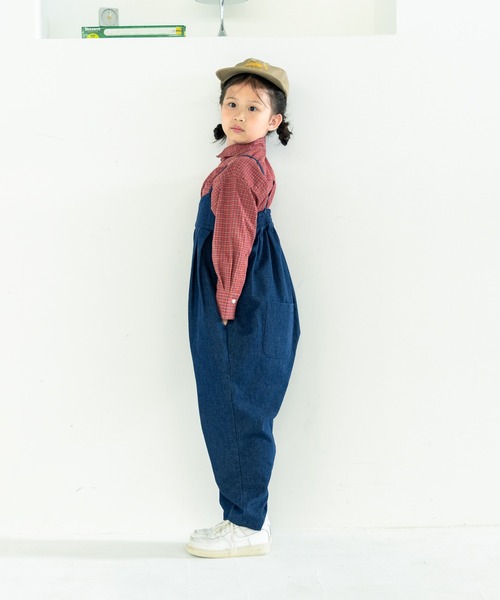 LOWRYS FARM(ローリーズファーム)の「キャミサロペ 579641(Tシャツ/カットソー・キッズ・ブラック/ベージュ/ブルー・110cm/120cm/130cm/140cm/150cm)」の8枚目の写真