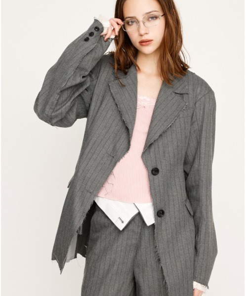 【SLY】WAIST SHAPE CUT OUT ウエストシェイプ カットアウト WAIST SHAPE CUT OUT JK ウエストシェイプ カットアウト ジャケット 秋