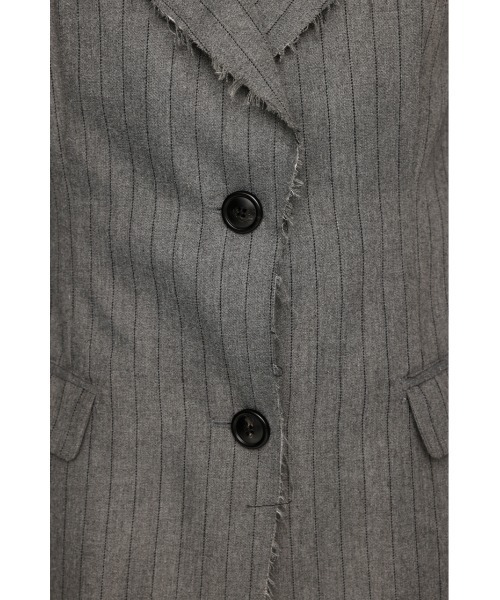 SLY(スライ)の「WAIST SHAPE CUT OUT JK ウエストシェイプ カットアウト ジャケット 秋服(テーラードジャケット・レディース・グレー系その他2/ブラック・FREE)」の11枚目の写真