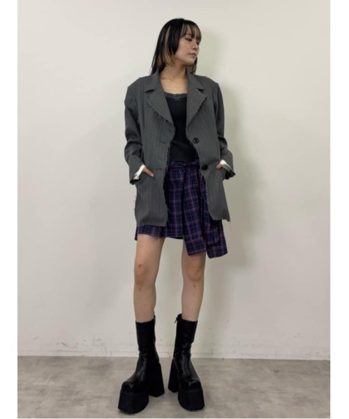 WAIST SHAPE CUT OUT JK ウエストシェイプ カットアウト ジャケット 秋