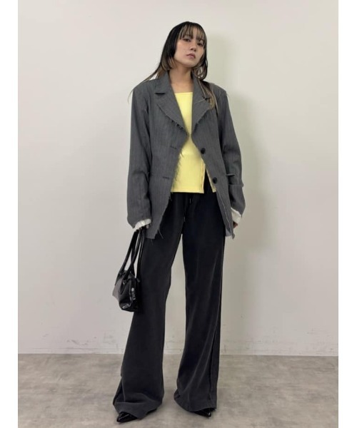 WAIST SHAPE CUT OUT JK ウエストシェイプ カットアウト ジャケット 秋