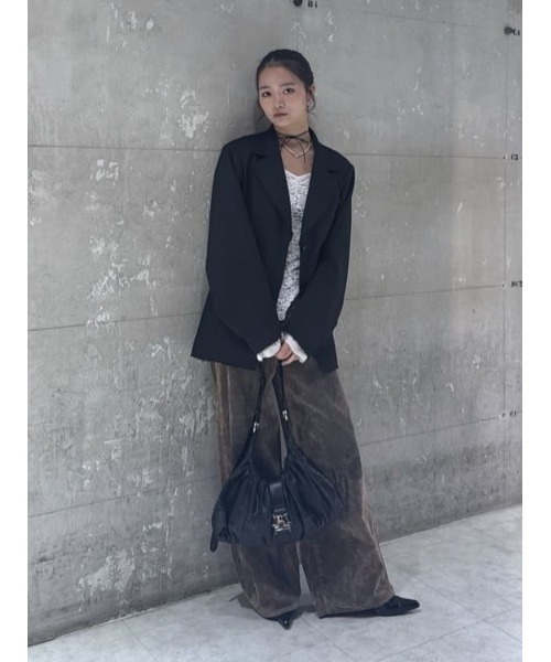 セール】WAIST SHAPE CUT OUT JK ウエストシェイプ カットアウト