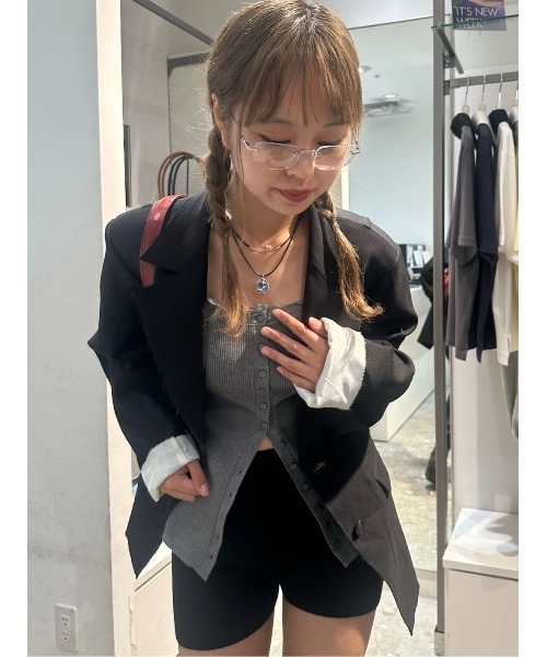 WAIST SHAPE CUT OUT JK ウエストシェイプ カットアウト ジャケット 秋