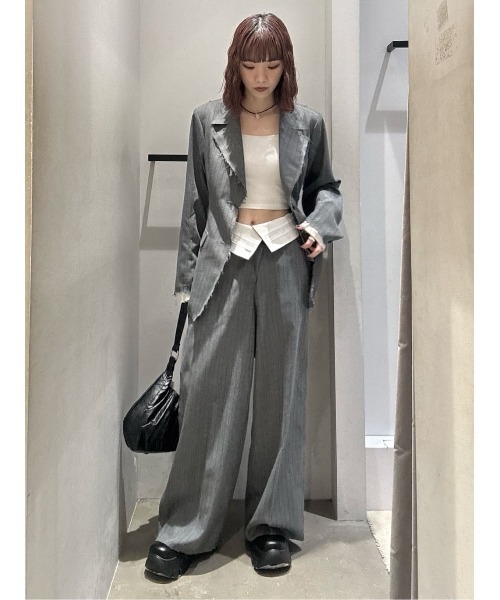 セール】WAIST SHAPE CUT OUT JK ウエストシェイプ カットアウト