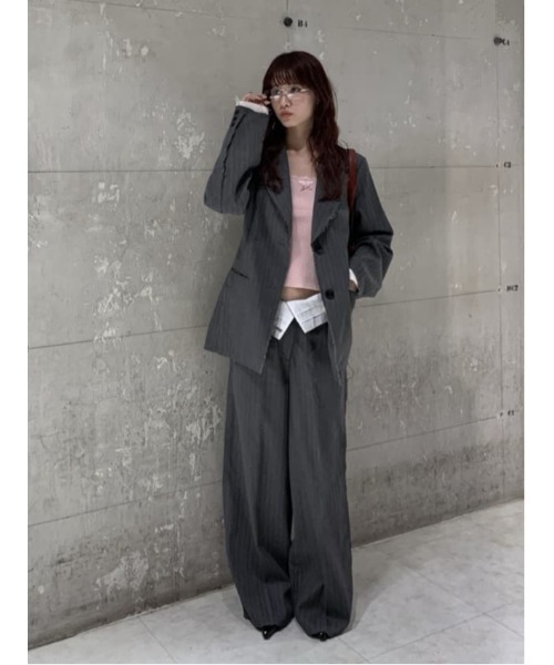 WAIST SHAPE CUT OUT JK ウエストシェイプ カットアウト ジャケット 秋