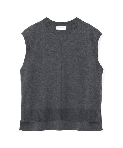 ◇ハーゲージクルーネックニットベスト（ベスト）｜human woman