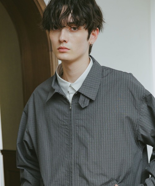 グレー ジップアップシャツ ニューヨーク・ヤンキース ジップアップ