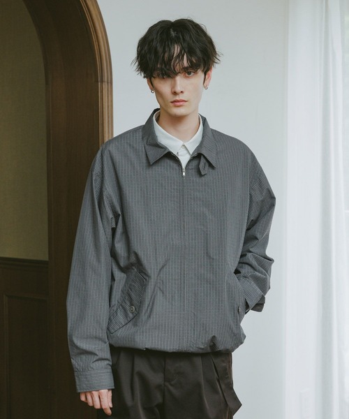 RAGEBLUE(レイジブルー)の「CHECK ZIP UP SHIRT JACKET / チェックジップアップシャツジャケット(シャツ/ブラウス・メンズ・ブルー系その他/ベージュ系その他/グレー系その他・MEDIUM/LARGE)」の7枚目の写真