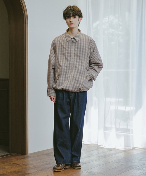 RAGEBLUE(レイジブルー)の「CHECK ZIP UP SHIRT JACKET / チェックジップアップシャツジャケット(シャツ/ブラウス・メンズ・ブルー系その他/ベージュ系その他/グレー系その他・MEDIUM/LARGE)」の9枚目の写真