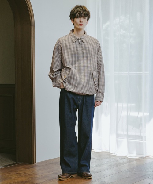 RAGEBLUE(レイジブルー)の「CHECK ZIP UP SHIRT JACKET / チェックジップアップシャツジャケット(シャツ/ブラウス・メンズ・ブルー系その他/ベージュ系その他/グレー系その他・MEDIUM/LARGE)」の11枚目の写真