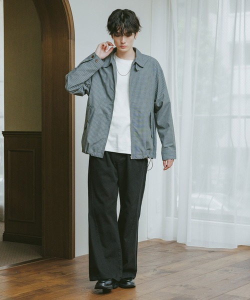 セール】CHECK ZIP UP SHIRT JACKET / チェックジップアップ