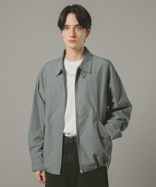 セール】CHECK ZIP UP SHIRT JACKET / チェックジップアップ