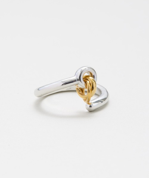 LAPUIS(ラピュイ)の「LAPUIS(ラピュイ)Coil Circle ring(リング・レディース・シルバー/マルチ/ゴールド・11号/13号)」の9枚目の写真