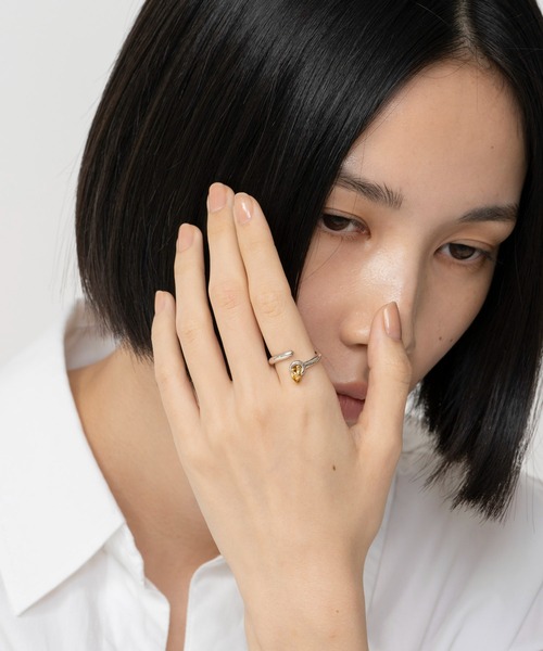 LAPUIS(ラピュイ)の「LAPUIS(ラピュイ)Coil Circle ring(リング・レディース・シルバー/マルチ/ゴールド・11号/13号)」の15枚目の写真