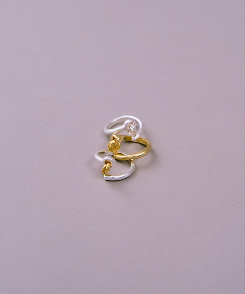 LAPUIS(ラピュイ)の「LAPUIS(ラピュイ)Coil Circle ring(リング・レディース・シルバー/マルチ/ゴールド・11号/13号)」の12枚目の写真