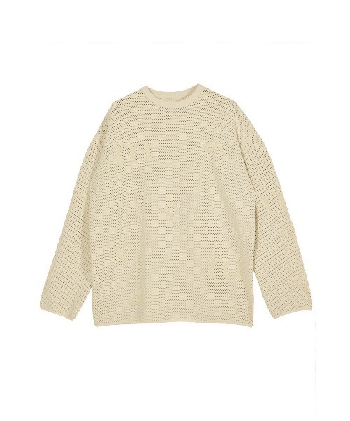 セール】DISPERSE LOGO KNIT TOP（ニット/セーター）｜Ameri（アメリ