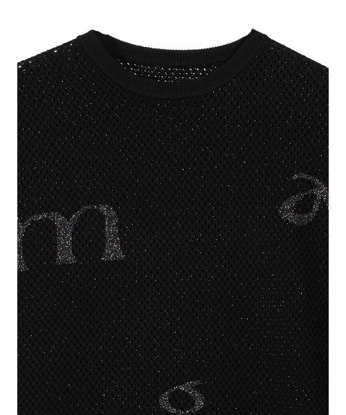 セール】DISPERSE LOGO KNIT TOP（ニット/セーター）｜Ameri（アメリ