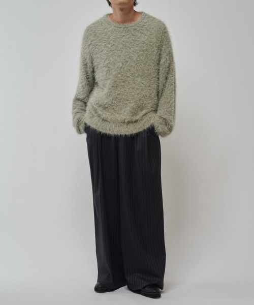 Lui's（ルイス）の「MIXシャギーニット（ニット/セーター・メンズ・ダークグレー/ブラック/グレー・S/M）」の5枚目の写真