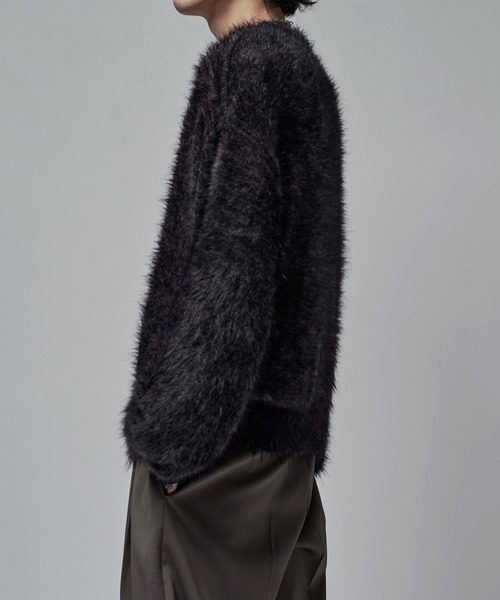 Lui's（ルイス）の「MIXシャギーニット（ニット/セーター・メンズ・ダークグレー/ブラック/グレー・S/M）」の18枚目の写真