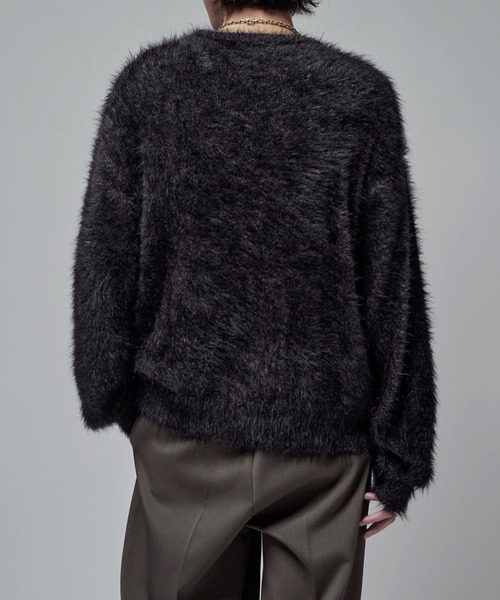 Lui's（ルイス）の「MIXシャギーニット（ニット/セーター・メンズ・ダークグレー/ブラック/グレー・S/M）」の19枚目の写真