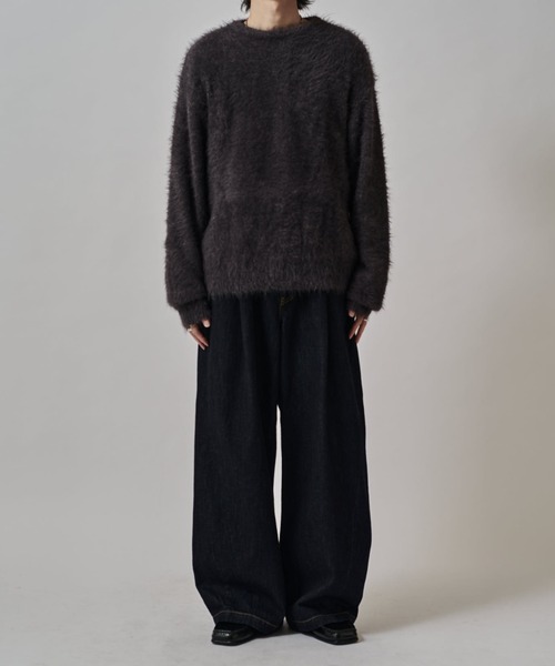 Lui's（ルイス）の「MIXシャギーニット（ニット/セーター・メンズ・ダークグレー/ブラック/グレー・S/M）」の11枚目の写真