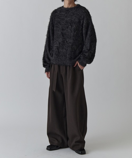 Lui's（ルイス）の「MIXシャギーニット（ニット/セーター・メンズ・ダークグレー/ブラック/グレー・S/M）」の12枚目の写真