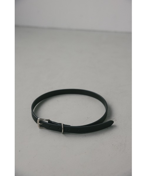 STYLEMIXER（スタイルミキサー）の「スプリットレザーナローベルト（ベルト・レディース・ブラック/ブラウン・FREE）」の2枚目の写真