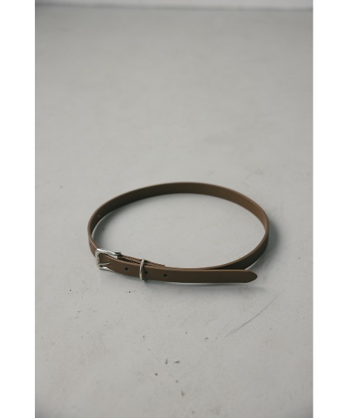 STYLEMIXER（スタイルミキサー）の「スプリットレザーナローベルト（ベルト・レディース・ブラック/ブラウン・FREE）」の10枚目の写真