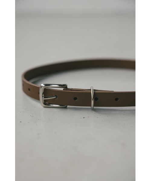 STYLEMIXER（スタイルミキサー）の「スプリットレザーナローベルト（ベルト・レディース・ブラック/ブラウン・FREE）」の11枚目の写真