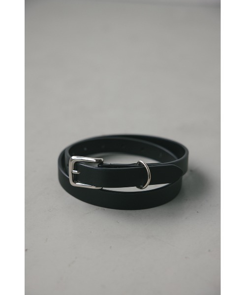 STYLEMIXER（スタイルミキサー）の「スプリットレザーナローベルト（ベルト・レディース・ブラック/ブラウン・FREE）」の3枚目の写真